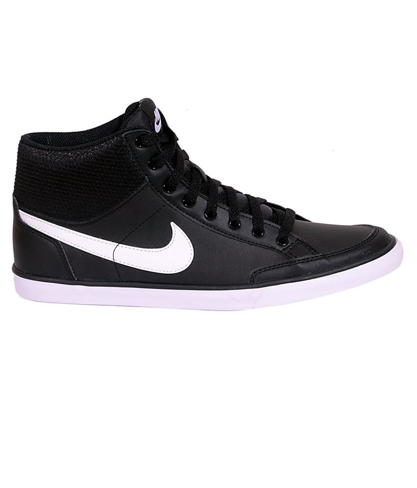 nike black casual shoes