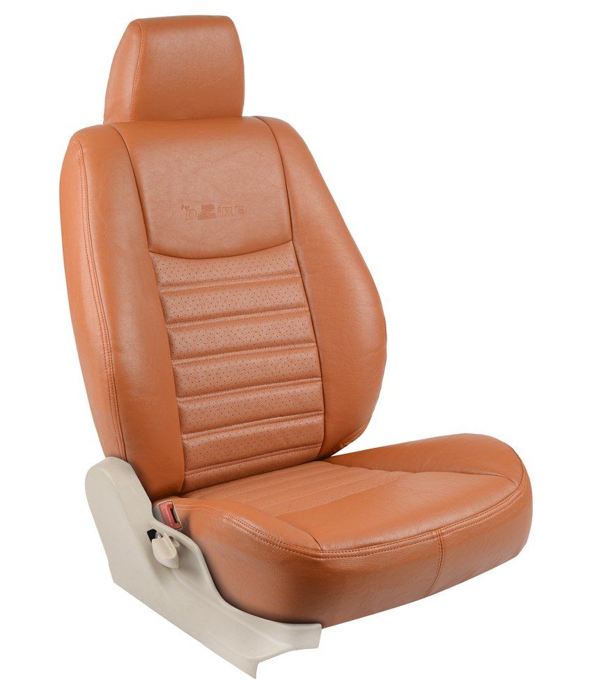Encasa Artomotive Orange Leather Car Seat Cover For Maruti Swift Pack