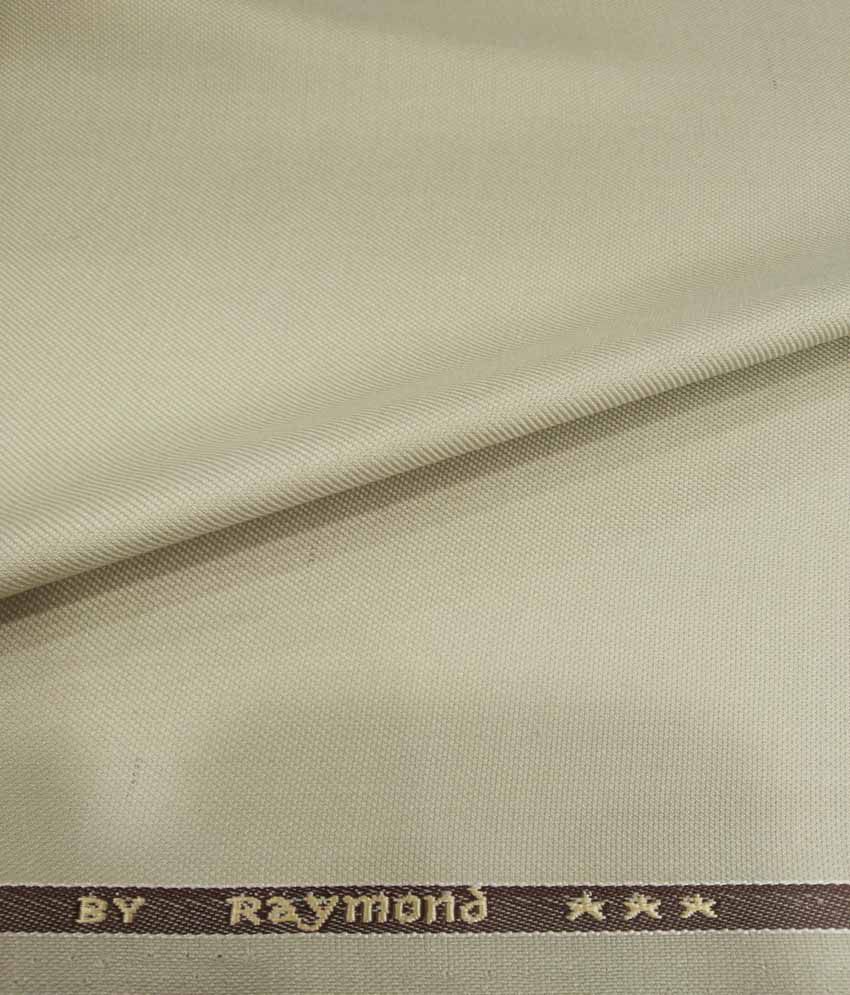     			Raymond Beige Poly Blend Unstitched Pant Piece