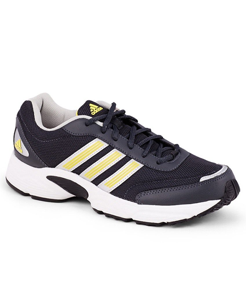 Adidas Black \u0026 Yellow Sports Shoes 