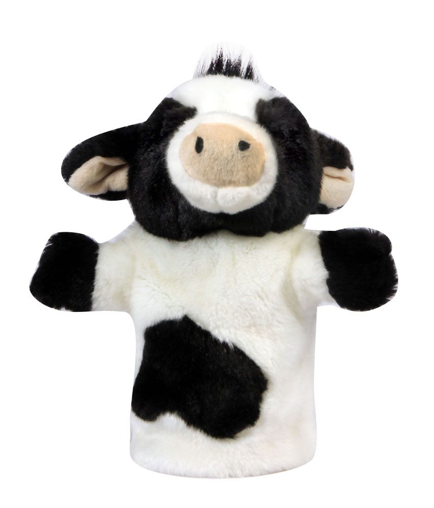 9"T Cow Puppet 