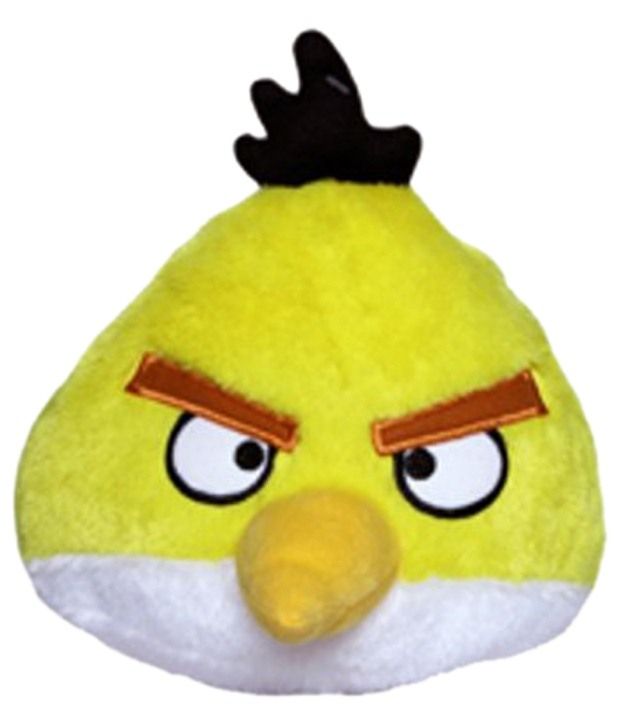 red angry bird soft toy