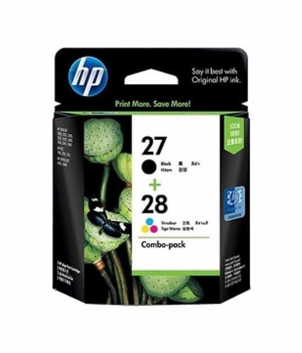 HP 27/28 ComboPack Ink Cartridges (CC628AA) Buy Online at Best Price