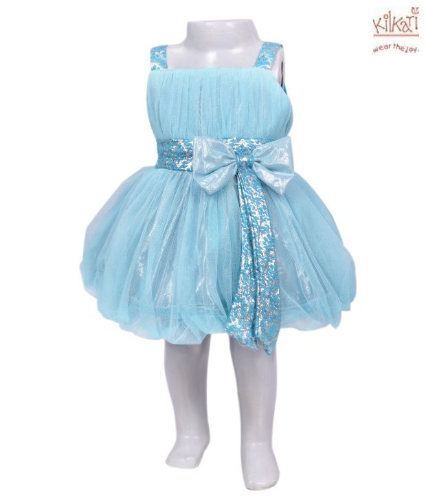 turquoise blue frock