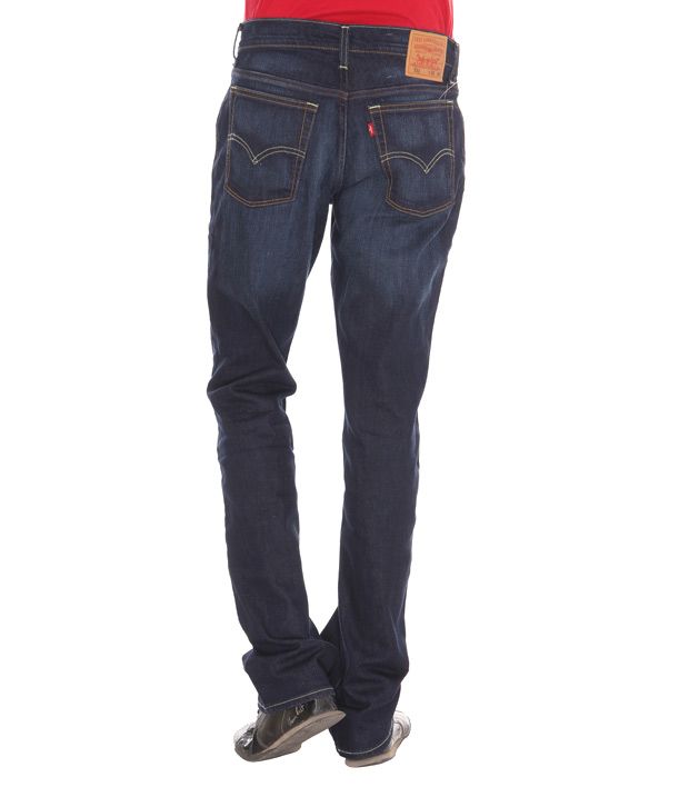 levis dark blue jeans