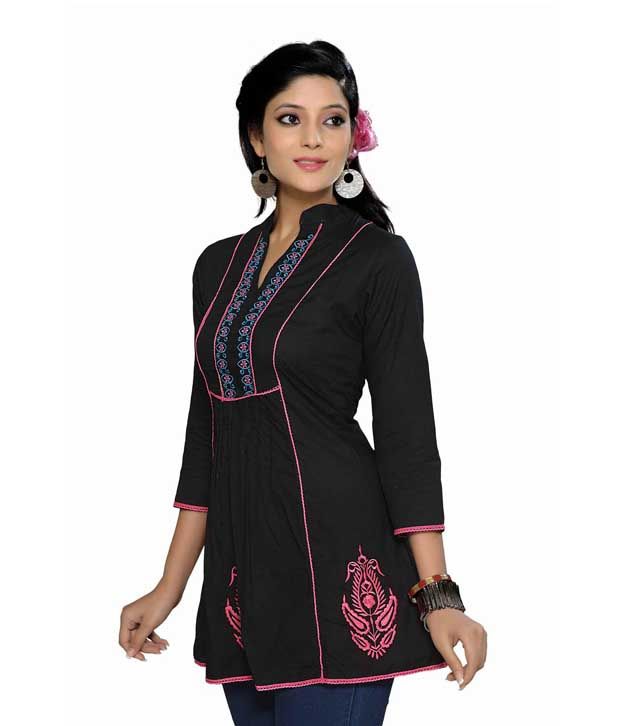 black kurti with pant