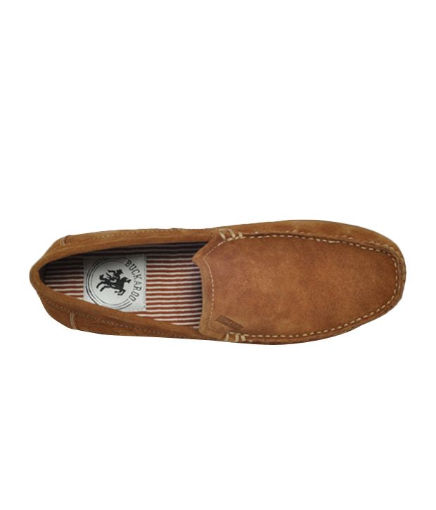 buckaroo tan loafers