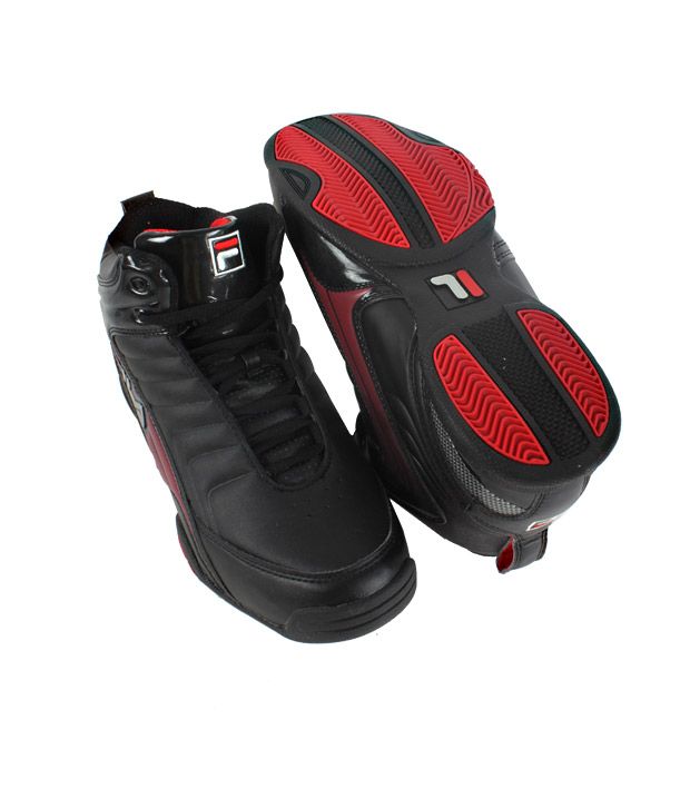 Fila Black High Ankle Basketball Shoes Buy Fila Black