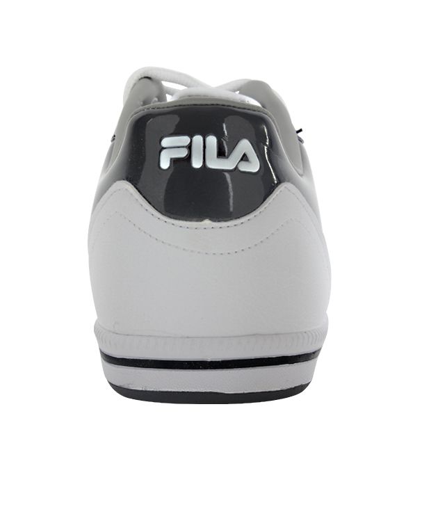 Fila Zephyr White \u0026 Grey Casual Shoes