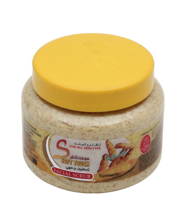 Soft Touch Facial Scrub Turmeric 500 gms Buy Soft Touch Facial Scrub