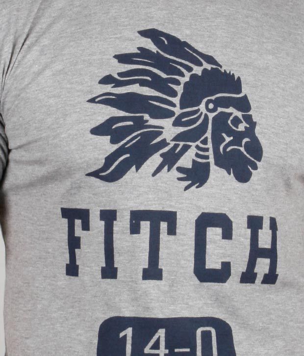 abercrombie and fitch grey t shirt