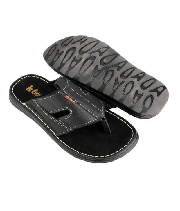 Lee Cooper Black Thong Slippers Price in India- Buy Lee Cooper Black Thong Slippers Online at 