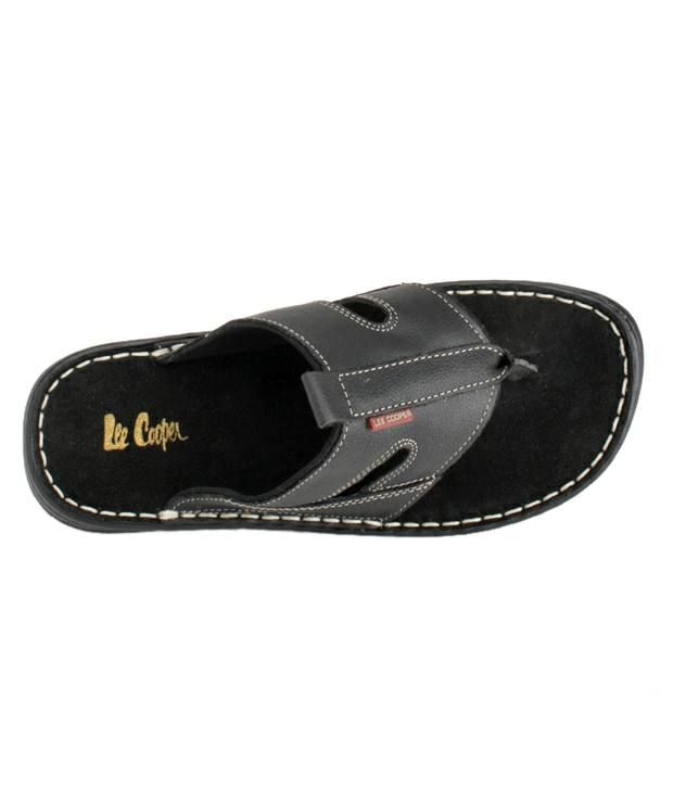 Lee Cooper Black Thong Slippers Price in India- Buy Lee Cooper Black Thong Slippers Online at 