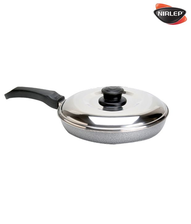 Nirlep 240 Mm Induction Base Frying Pan With Lid Buy Online At