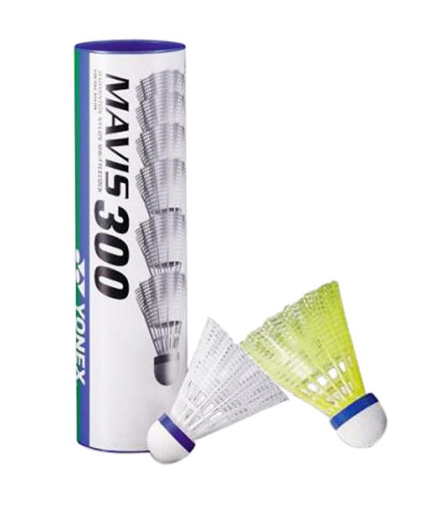 Yonex Mavis 300 Badminton Nylon Shuttle Cock (Pack Of 5 Dozen Shuttles) Buy Online at Best Yonex Mavis 300 Badminton Nylon Shuttle Cock (Pack Of 5 Dozen Shuttles) Buy Online at Best