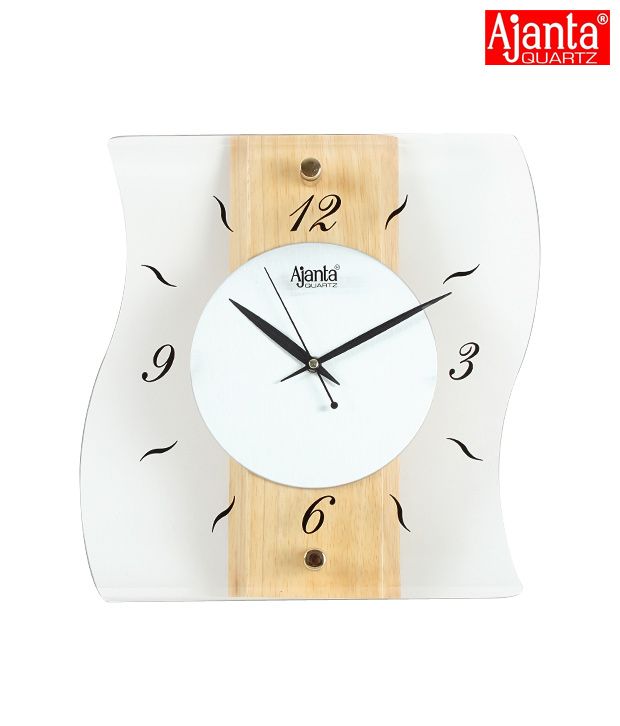 Ajanta Designer Beige Wall Clock Buy Ajanta Designer Beige Wall Clock