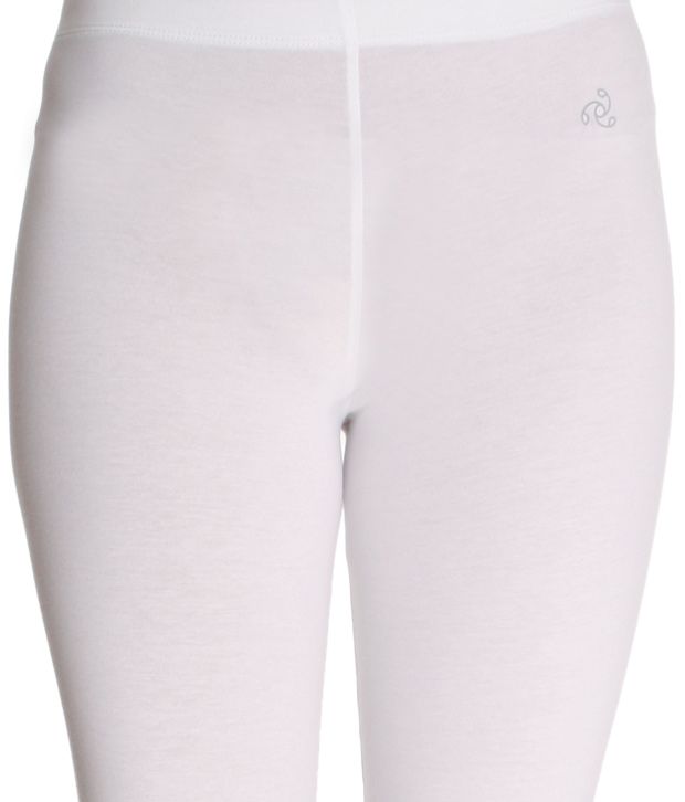 jockey white leggings
