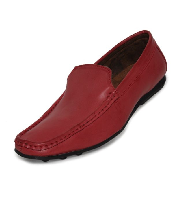 mocalaureat flat red sole loafers