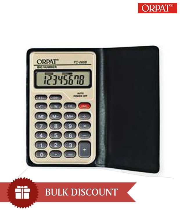 Orpat TC608 Basic Calculator (pack of 20) Buy Online at Best Price in