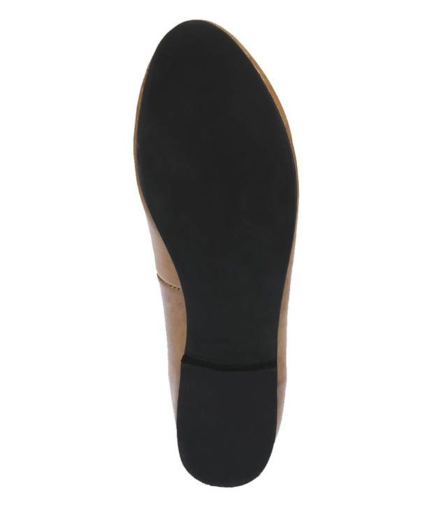 tan ballerina shoes