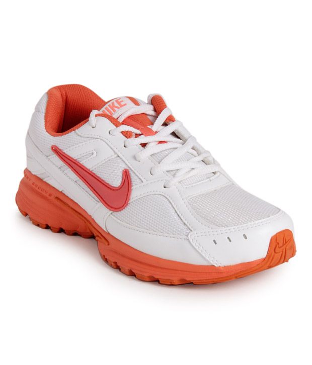 Nike Ballista II White & Orange Running Shoes Price in