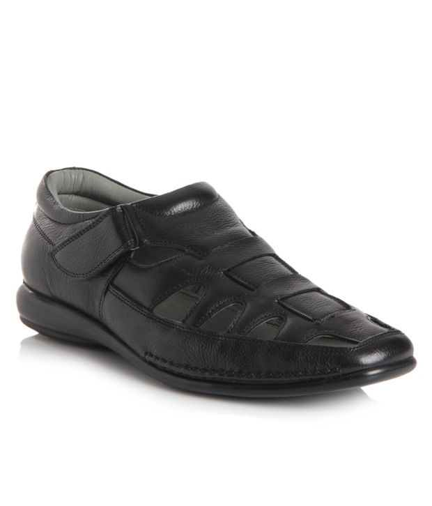 black roman sandals