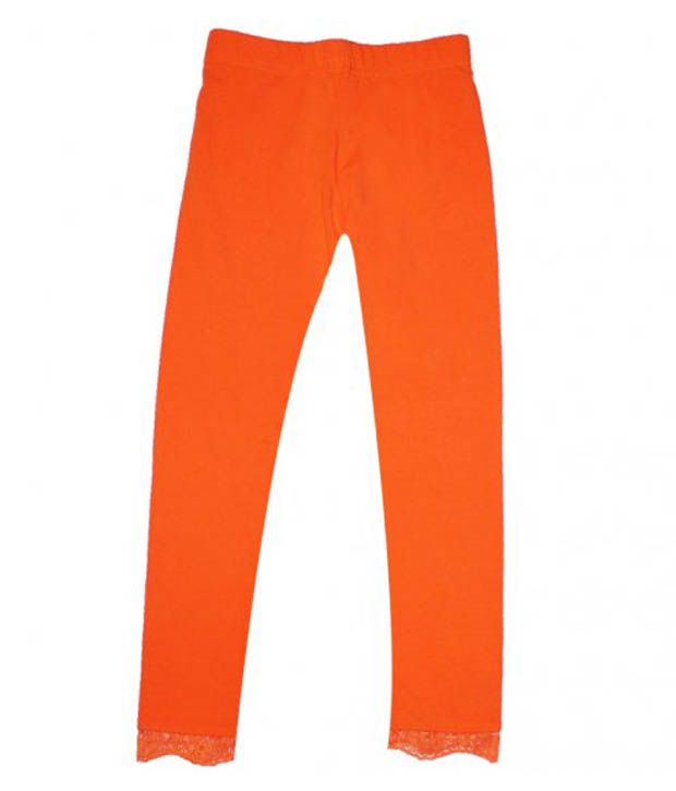 LanosUC Smart Orange Girls Leggings For Kids Buy LanosUC Smart Orange