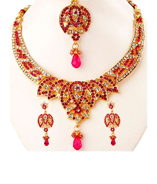 Sharnam Art Four Alluring Necklace Sets Combo Buy Sharnam Art Four