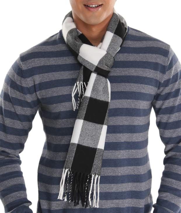 Black and white muffler