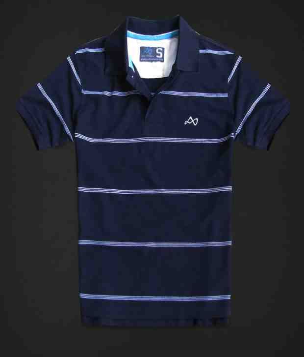 navy blue and white striped shirt men