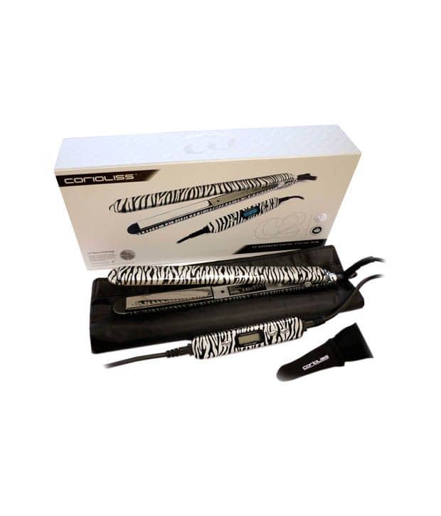 Corioliss C2 Platinum Zebra Hair Straightener Black ...