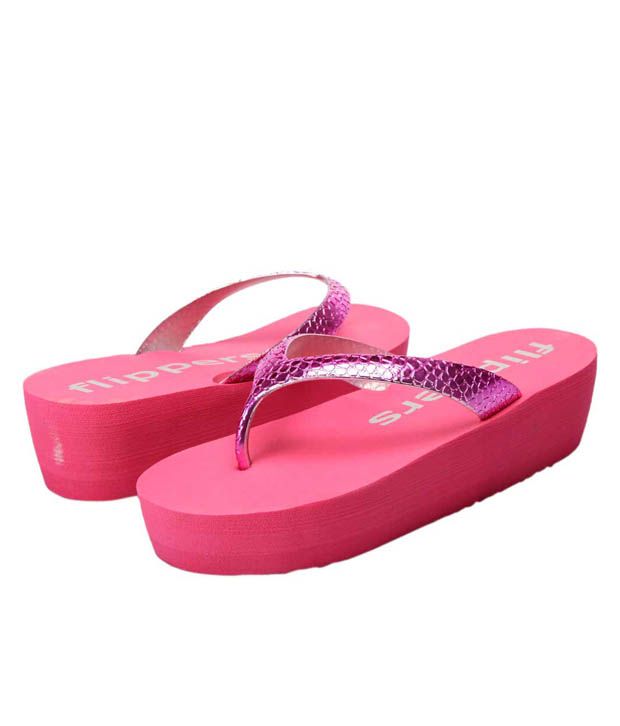 dark pink slippers