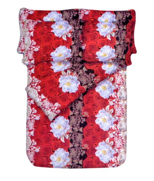 Bombay Dyeing Floral Motifs Double Bedding Set4 pcs Buy Bombay Dyeing Floral Motifs Double