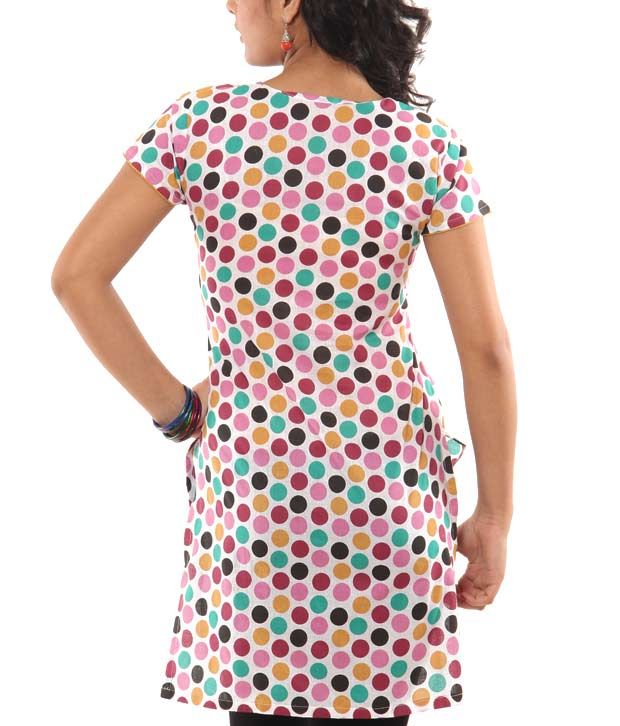 polka dots kurti online