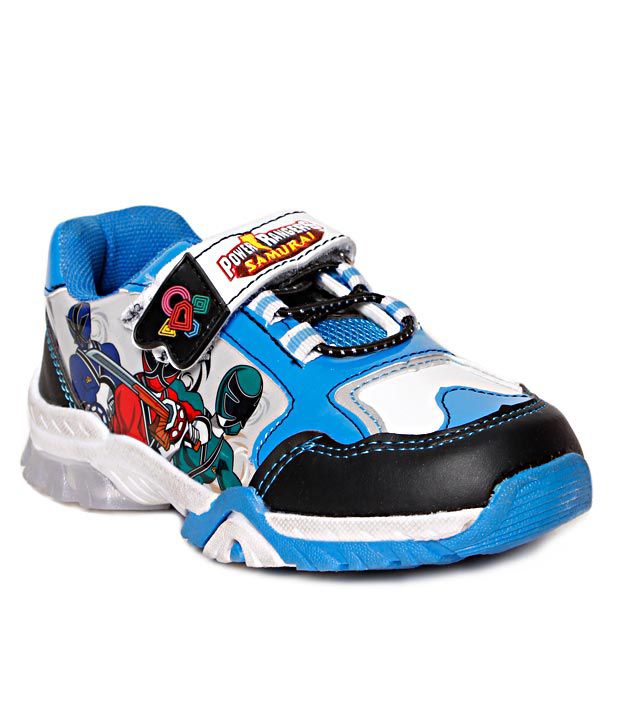 Power Rangers Blue & Black Casual Shoes For Kids Price in
