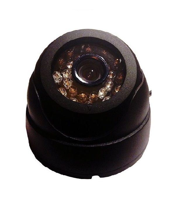 Plug and Play CCTV Dome Camera Video & Audio Recorder with IR and