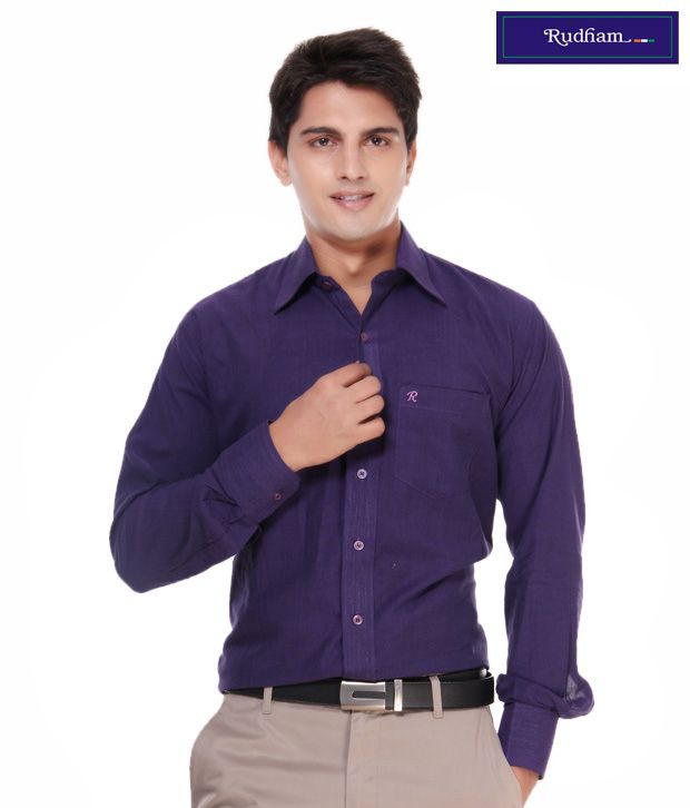 mens violet shirt