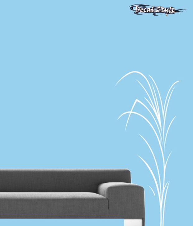 Decal Style White Long Grass Wall Decal - Buy Decal Style ...