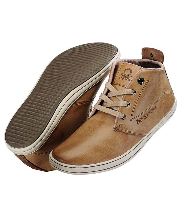 United colors of benetton high ankle shoes clearance