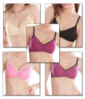 Siddh Multi Color Cotton Bra Pack of 5