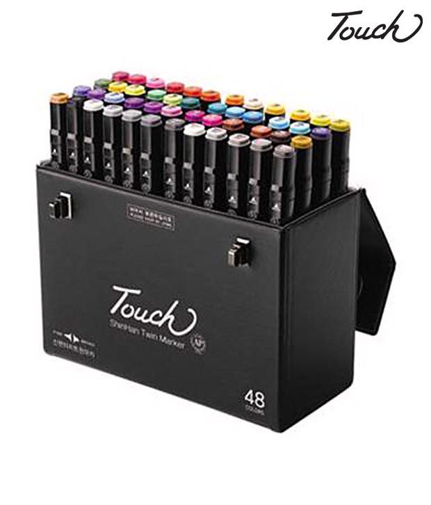 Touch Twin Markers A Set Of 60 Assorted Colors M 1 2x E1268 