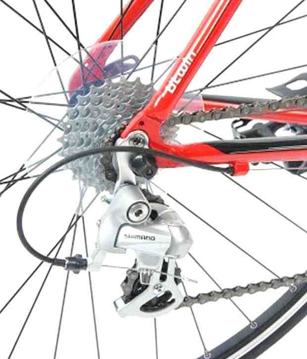 btwin red bike