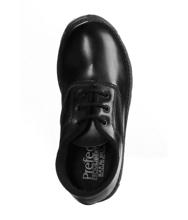 Liberty Prefect Black Shiny School Shoes For Kids Price in India- Buy ...