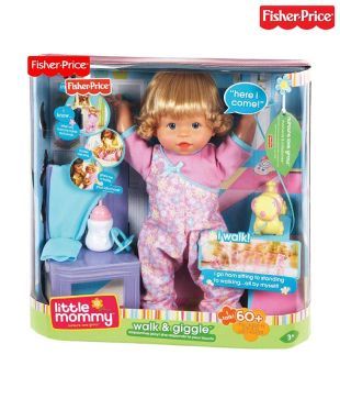 little mommy walk and giggle doll