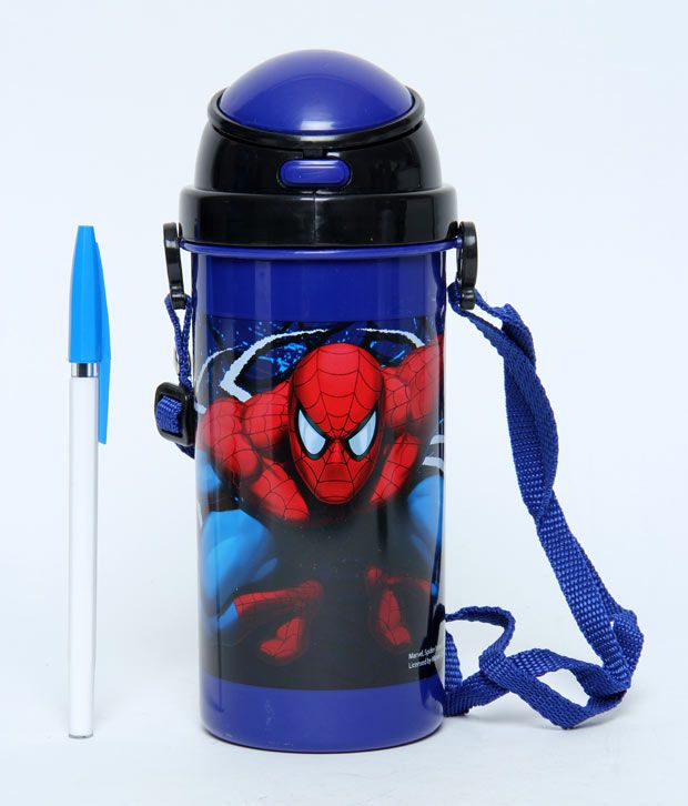 Spiderman Blue Exciting Water Bottle Buy Online at Best