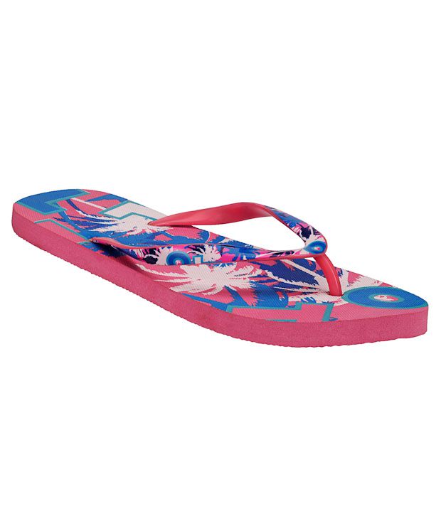 Froggy Vibrant Pink Flip Flops Price in India- Buy Froggy Vibrant Pink ...