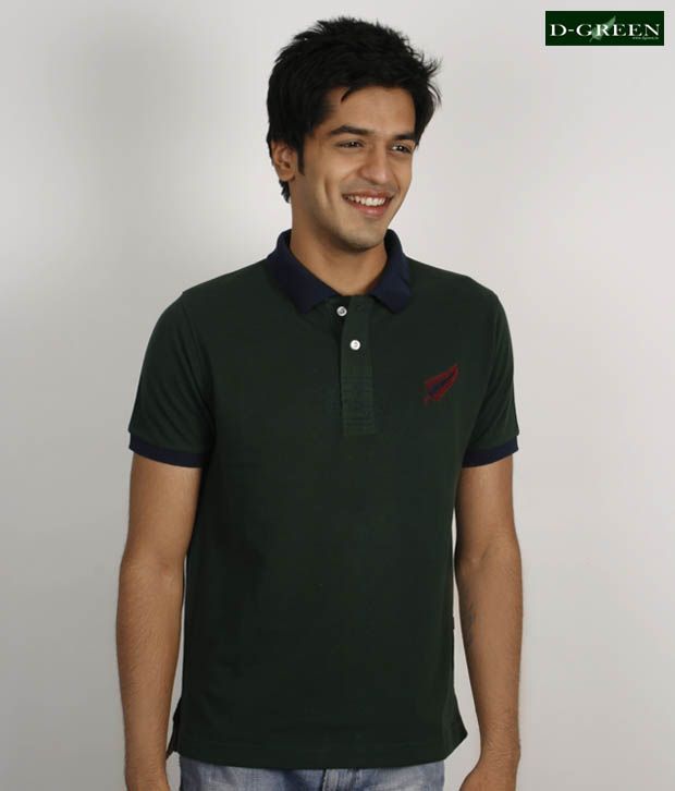 D-Green Gentle Green Polo T-Shirt - Buy 