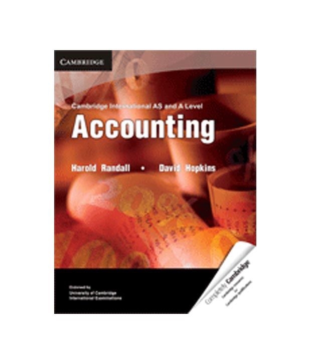 Cambridge International AS and A Level Accounting Textbook Buy