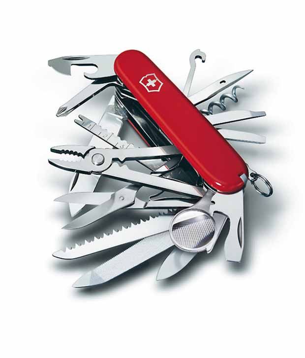 Victorinox Swiss Champ Red Swiss Knife: Buy Online at Best Price on ...