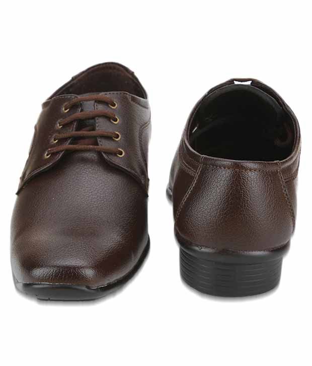 Griffon Modish Brown Derby Shoes Price in India- Buy Griffon Modish ...